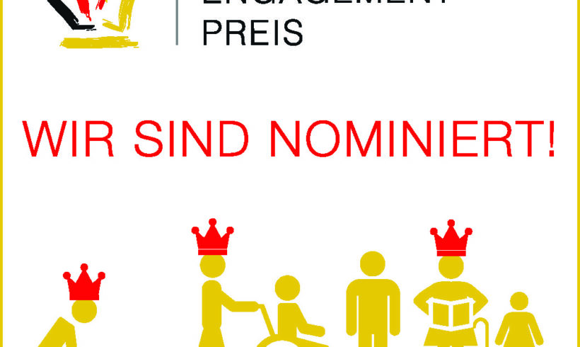 Wir sind nominiert! Wir sind nominiert!