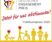Deutscher Engagement Preis – Jetzt für uns abstimmen!